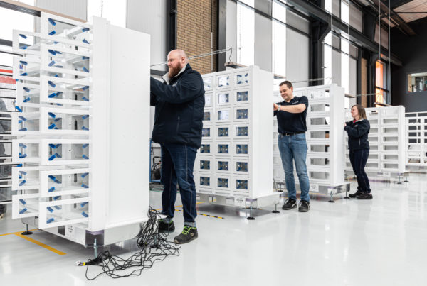 Fabrication des casiers automatiques