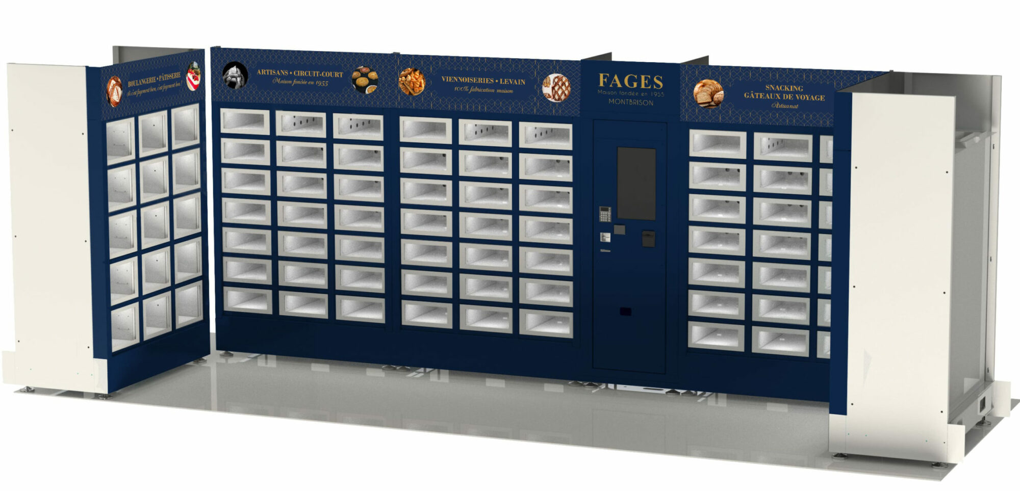 Enseigne personnalisée de casiers boulangerie