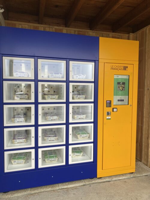 Distributeur automatique en location Le Casier Français pour Les huîtres Yves Papin